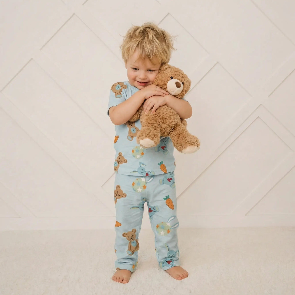 Bestaroo Bestaroo Bamboo Pajama Set For Kids Short Sleeve Nightwear - 