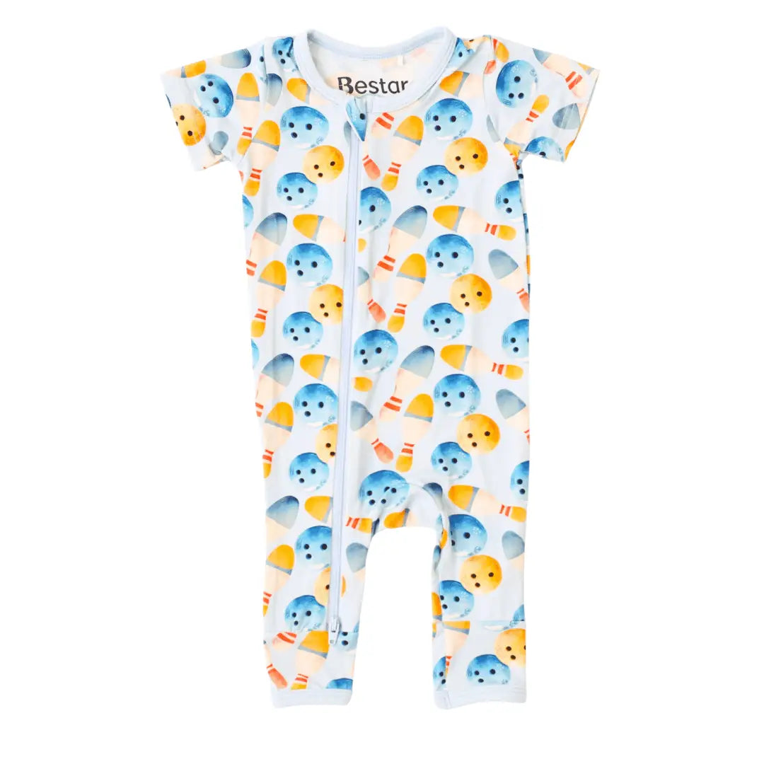 Bestaroo Bestaroo Bamboo Viscose Baby Rompers With Two Way Zipper - 