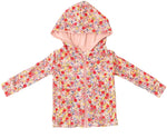 Bestaroo Bestaroo Blush Bloom Zipper Hoodie for Kids Plush Bamboo Cotton Warmth - 