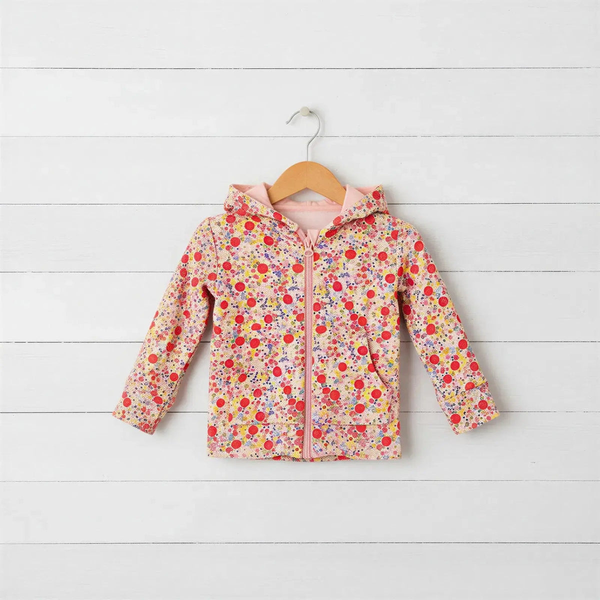 Bestaroo Bestaroo Blush Bloom Zipper Hoodie for Kids Plush Bamboo Cotton Warmth - 