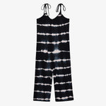 Bestaroo Bestaroo Charcoal Tie Dye Jumpsuit For Kids With Pockets And Adjustable Straps - 