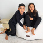 Bestaroo Bestaroo Cozy Midnight Zippered Hoodie Bamboo Cotton For Babies - 