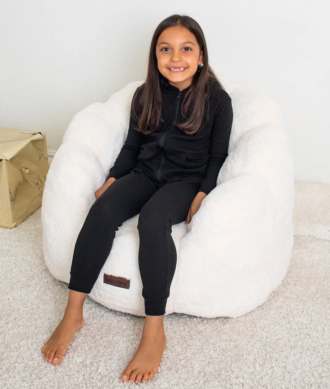 Bestaroo Bestaroo Cozy Midnight Zippered Hoodie Bamboo Cotton For Babies - 