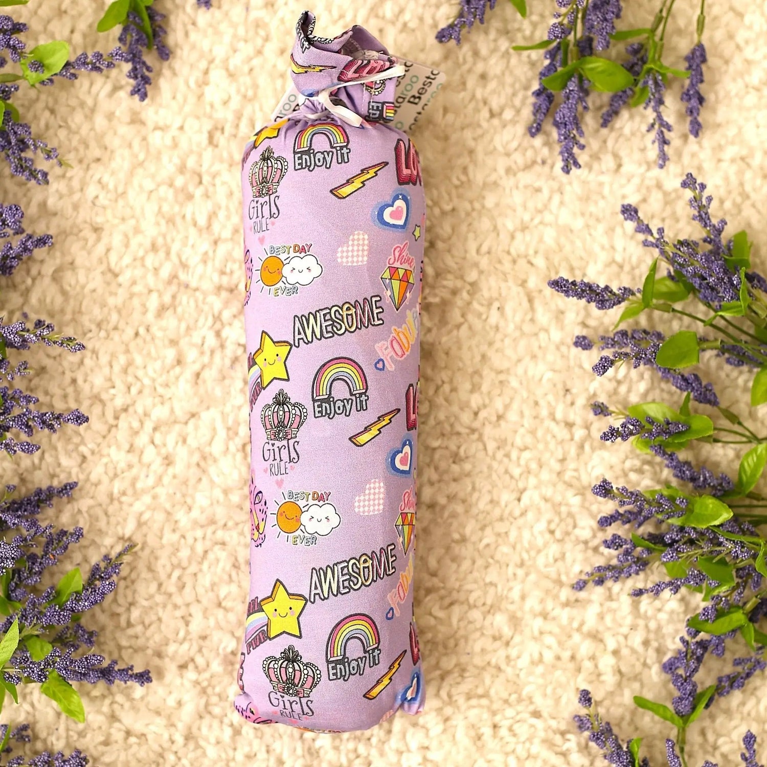 Bestaroo Bestaroo Girl Power Swaddle Blanket 45x45 Versatile Baby Cover - 