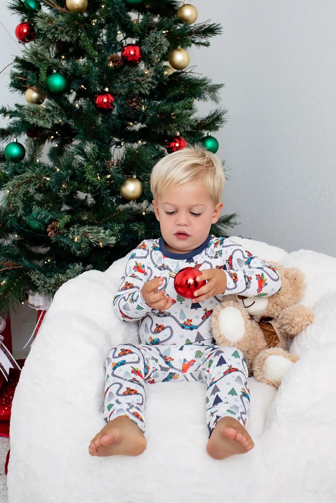 Bestaroo Bestaroo Holiday Haul Pajama Sets for Kids Silky Bamboo Long Sleeve - 