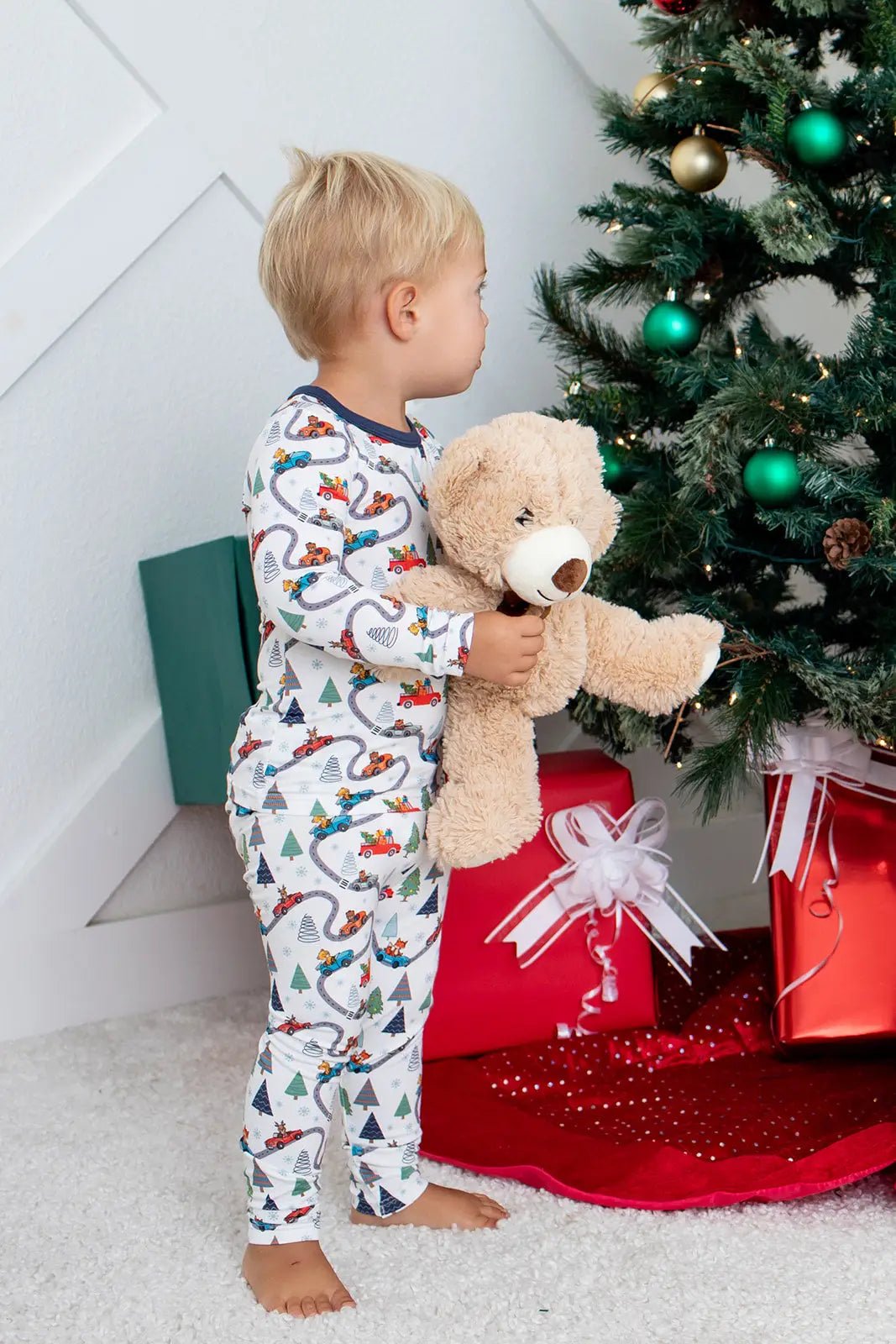 Bestaroo Bestaroo Holiday Haul Pajama Sets for Kids Silky Bamboo Long Sleeve - 