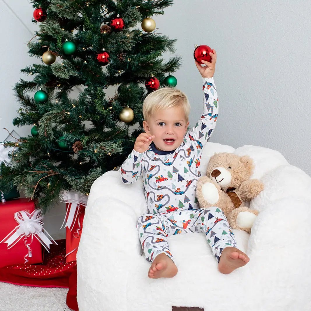 Bestaroo Bestaroo Holiday Haul Pajama Sets for Kids Silky Bamboo Long Sleeve - 