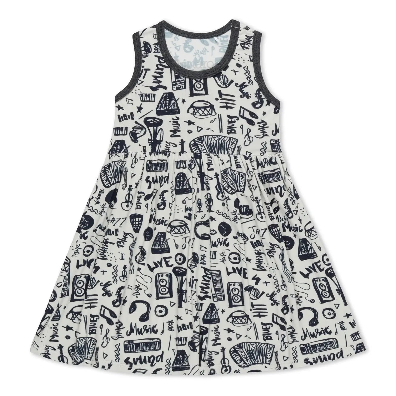 Bestaroo Bestaroo Rockin Jams Bamboo Toddler Dress Racerback Soft Twirl - 