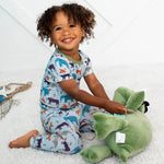 Bestaroo Bestaroo Safari Dreams Bamboo Pajamas for Kids Short Sleeve Jungle Jammies - 