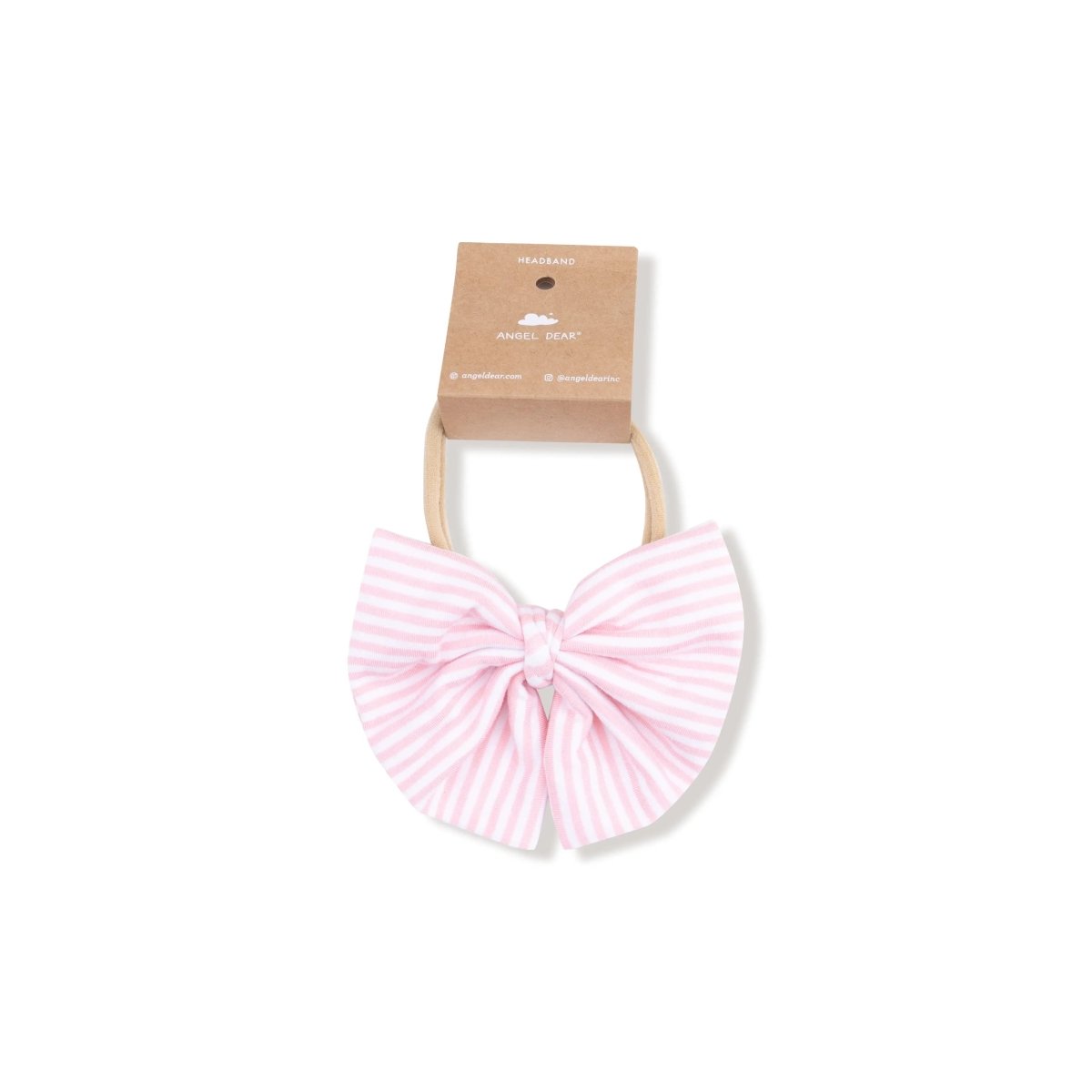 Angel Dear Big Bow Soft Headband For Baby Girls Cozy Fall Winter - Everetts Place Boutique - 