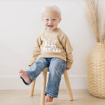 Little Joy Co. Big Bro Crewneck Sweatshirt For 6 9 12 Month Olds Today - Everetts Place Boutique - 