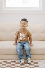 Little Joy Co. Big Bro Organic Cotton T Shirt Graphic Tee For Family Pride - Everetts Place Boutique - 
