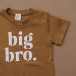 Little Joy Co. Big Bro Organic Cotton T Shirt Graphic Tee For Family Pride - Everetts Place Boutique - 