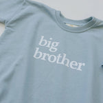 Little Joy Co. Big Brother Graphic Sweatshirt Romper Oversized With Snaps - Everetts Place Boutique - 