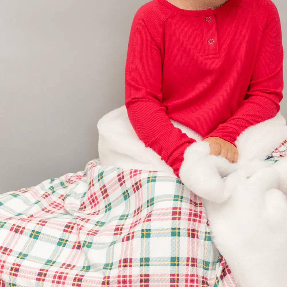 Big Kid Long John Pajamas for Holiday Comfort and Fun Sweet Bamboo