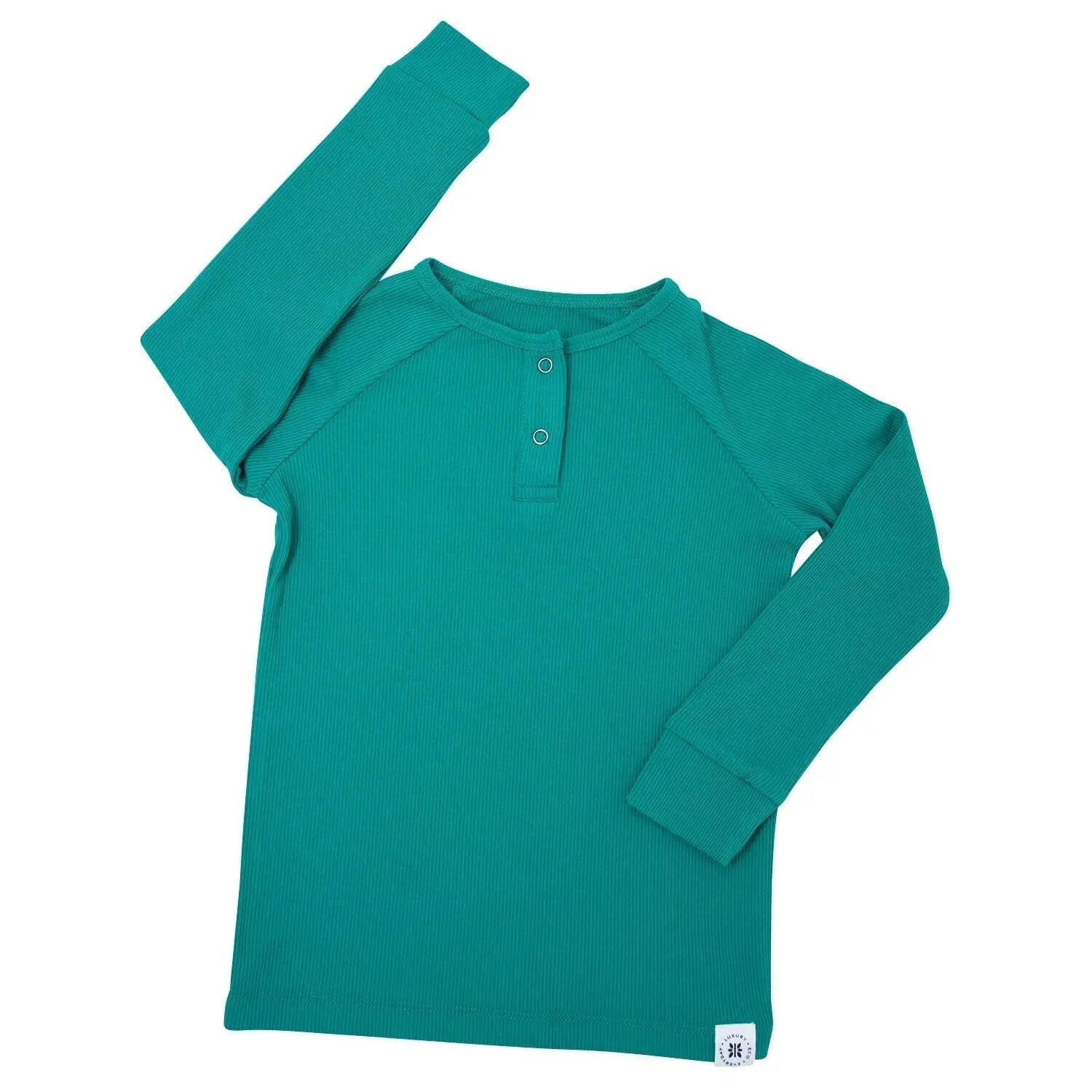 Big Kid Long John Holiday Pajamas Set for Boys and Girls Sweet Bamboo