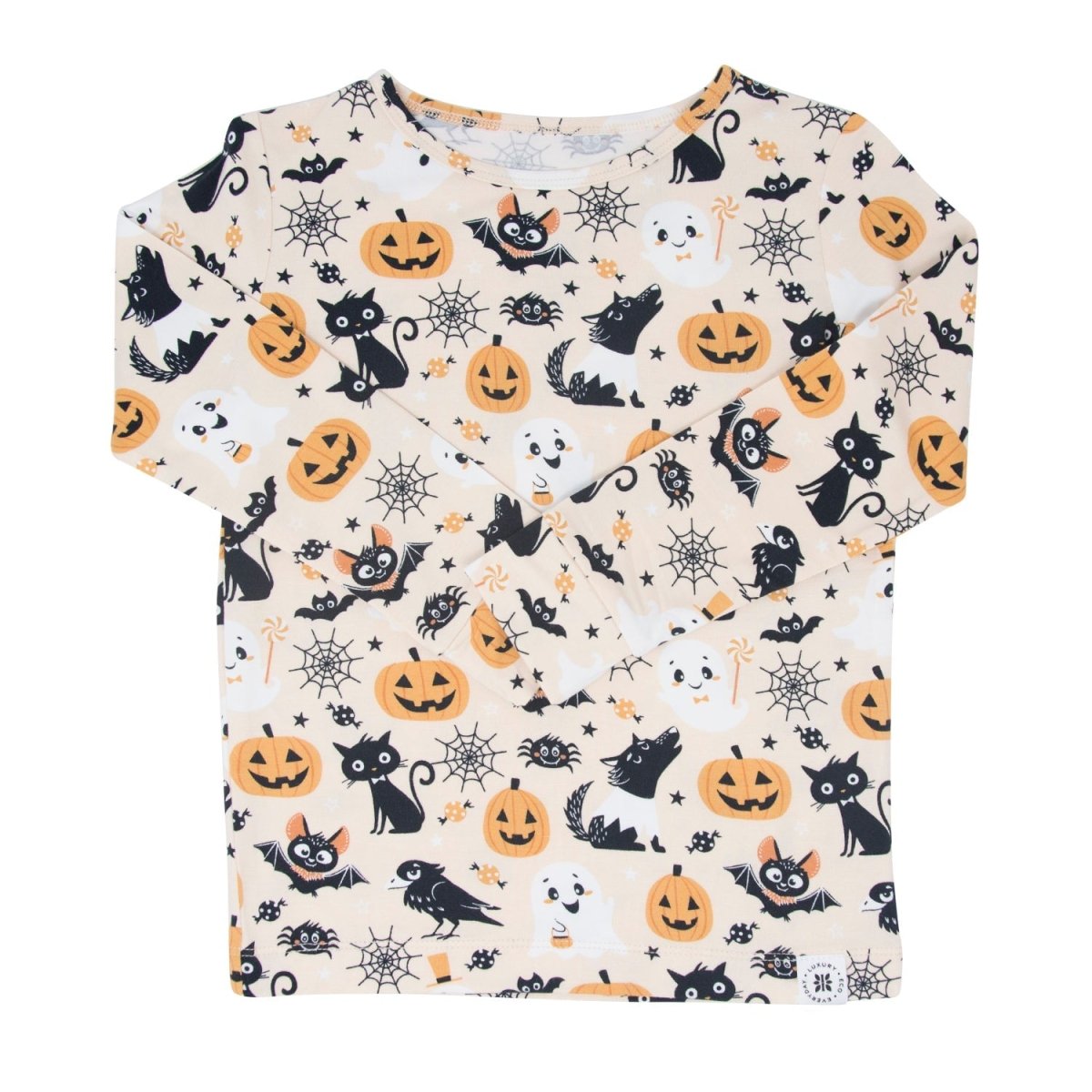 Sweet Bamboo Big Kid Pajama Bats and Cats - 