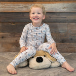 Sweet Bamboo Cozy Big Kid Pajama Set with Cuffed Legs for Comfortable Sleepwear - Apparel & Accessories > Clothing > Baby & Toddler Clothing > Baby & Toddler Sleepwear Big Kid PJ