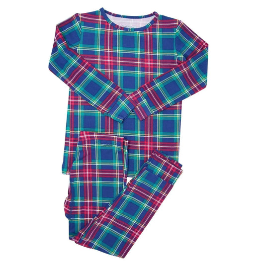 Big Kid Pajama Set Long Sleeve Top and Pants for Holiday Comfort Sweet Bamboo