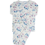 Sweet Bamboo Watercolor Butterfly Pajama Set with Comfortable Fit for Kids - Apparel & Accessories > Clothing > Baby & Toddler Clothing > Baby & Toddler Sleepwear Big Kid PJ