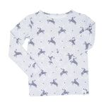 Sweet Bamboo Cozy Big Kid Pajama Set with Cuffed Legs for Comfortable Sleepwear - Apparel & Accessories > Clothing > Sleepwear & Loungewear > Pajamas Big Kid PJ