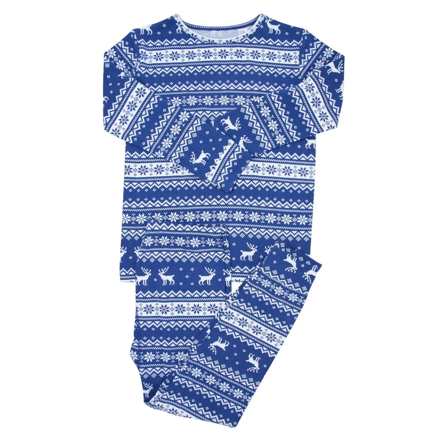 Big Kid Pajama Long Sleeve Top and Pant Set for Holidays and Sleepovers Sweet Bamboo
