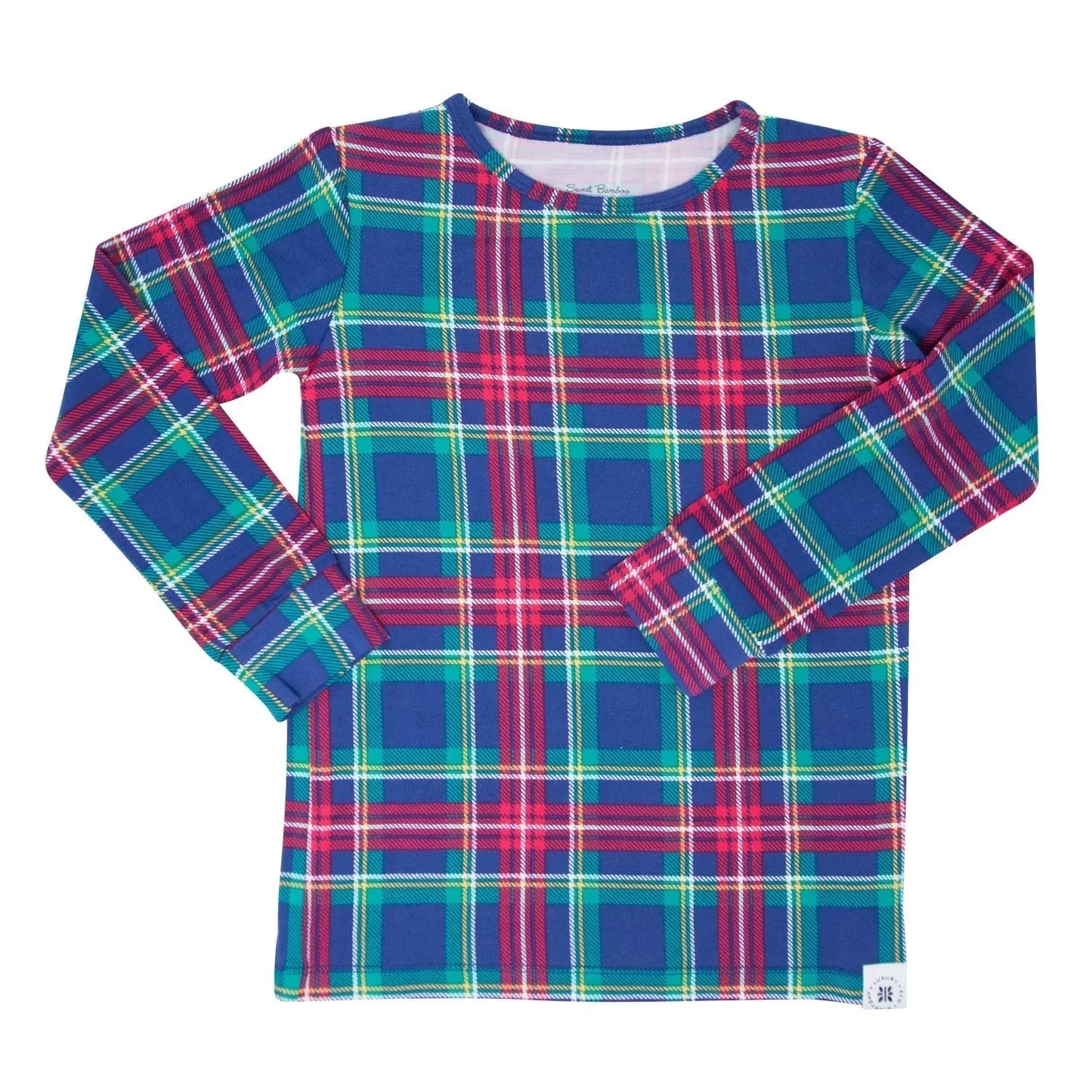 Big Kid Pajama Set Long Sleeve Top and Pants for Holiday Comfort Sweet Bamboo