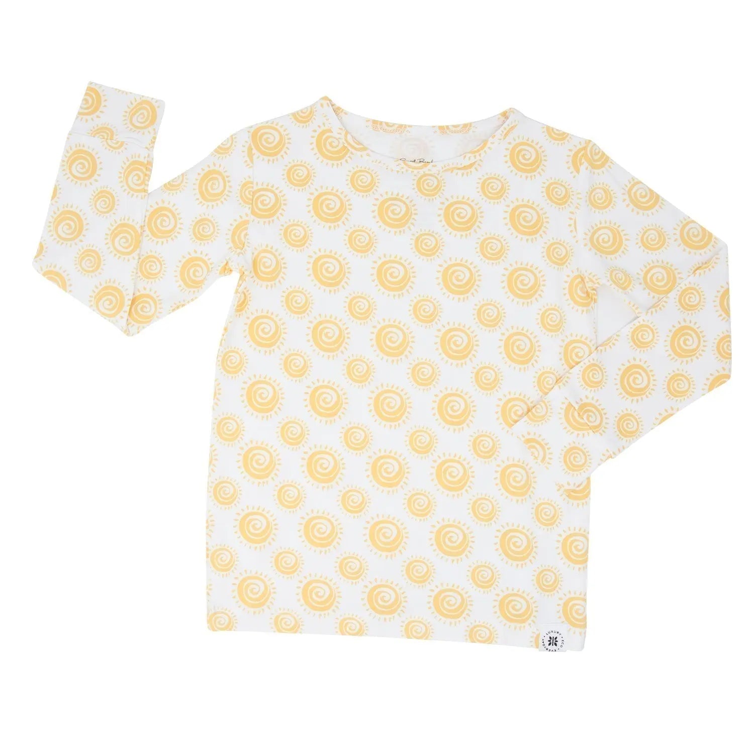 Big Kid Pajama Comfortable Long Sleeve Top and Cuffed Pants Safe for Sensitive Skin Sweet Bamboo