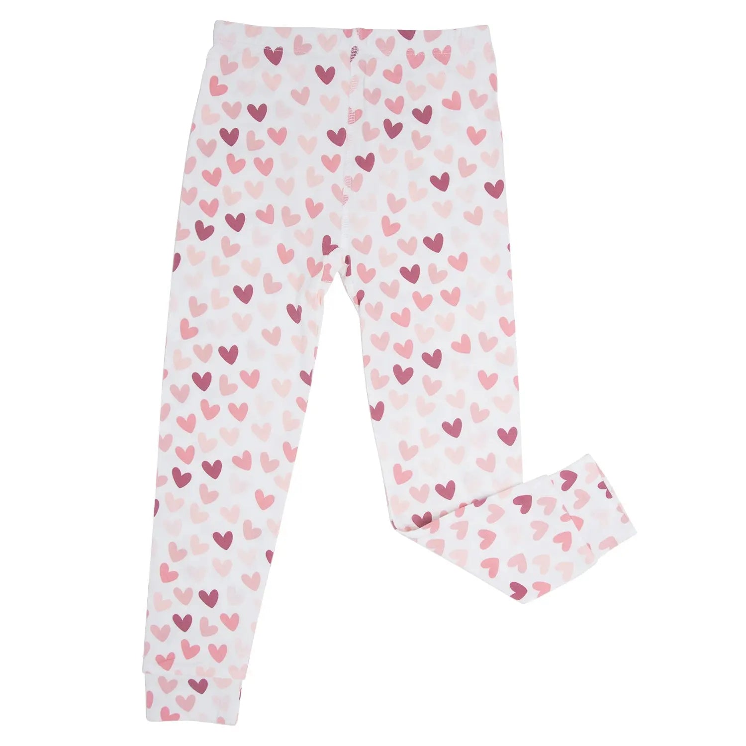 Big Kid Pajama Set Comfortable Long Sleeve Top and Cuffed Pants with Elastic Waistband Sweet Bamboo