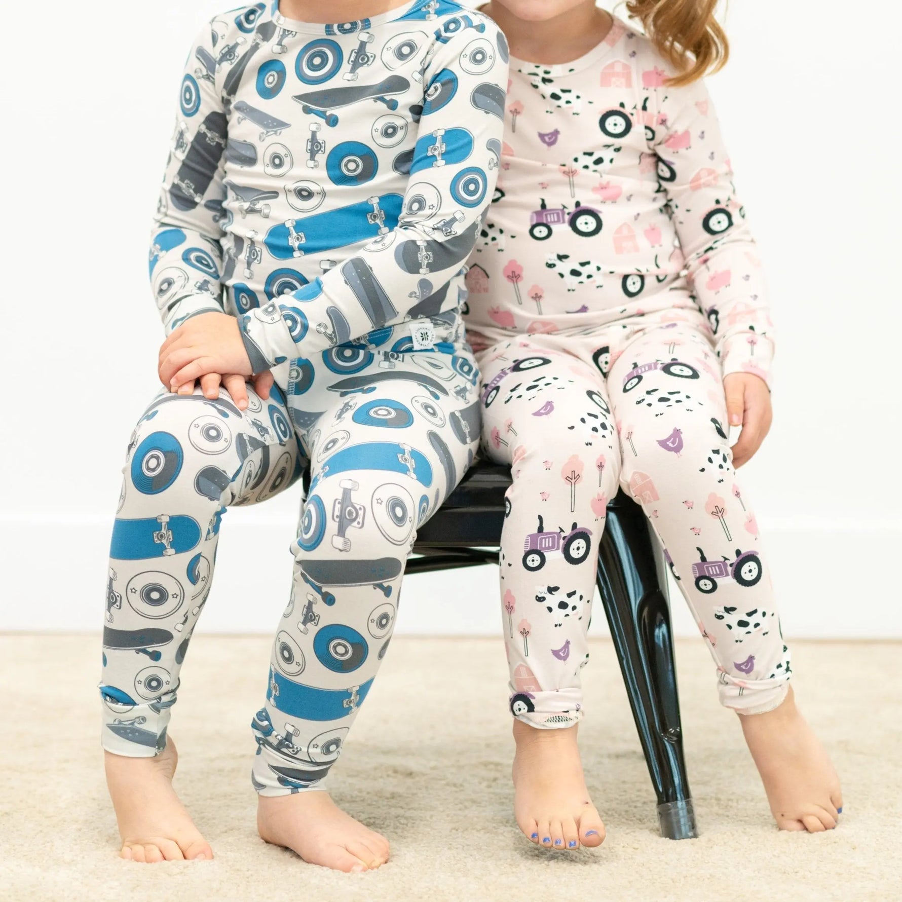 Sweet Bamboo Comfortable Big Kid Pajamas with Cuffed Legs for Cozy Sleepwear - Apparel & Accessories > Clothing > Baby & Toddler Clothing > Baby & Toddler Sleepwear Big Kid PJ