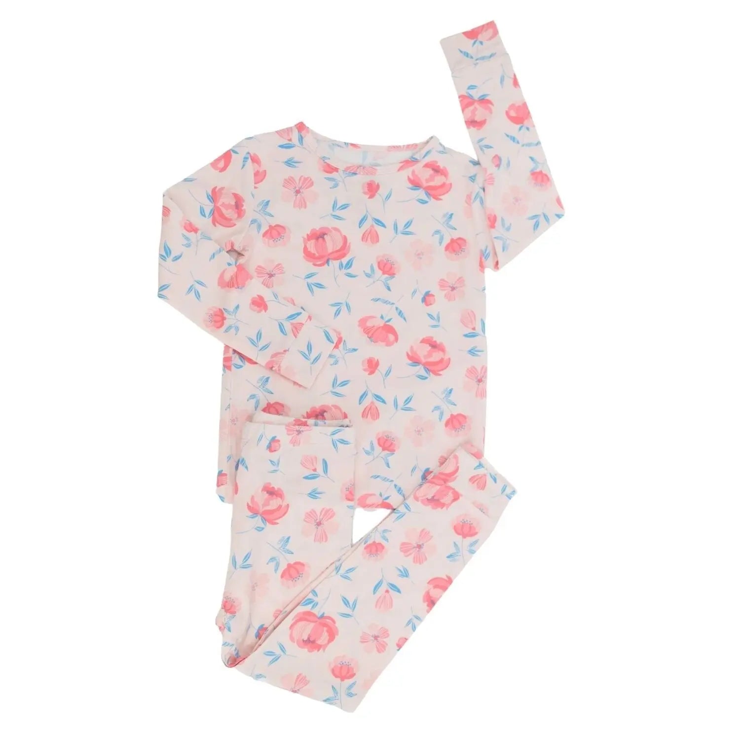 Sweet Bamboo Cozy Big Kid Pajama Set with Cuffed Legs for Comfortable Sleep - Apparel & Accessories > Clothing > Baby & Toddler Clothing > Baby & Toddler Sleepwear Big Kid PJ