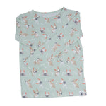 Sweet Bamboo Mint Frenchie Puppy Pajama Set with Soft Fabric for Big Kids - Apparel & Accessories > Clothing > Sleepwear & Loungewear > Pajamas Big Kid PJ