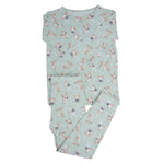 Sweet Bamboo Mint Frenchie Puppy Pajama Set with Soft Fabric for Big Kids - Apparel & Accessories > Clothing > Sleepwear & Loungewear > Pajamas Big Kid PJ