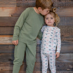 Sweet Bamboo Premium Bamboo Pajama Set with Soft Breathable Fabric for Big Kids - Apparel & Accessories > Clothing > Sleepwear & Loungewear > Pajamas Big Kid PJ