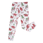 Sweet Bamboo Big Kid Pajama Holiday Dino - 