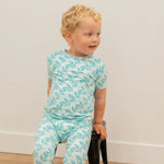 Sweet Bamboo Big Kid Short Sleeve Pajama Set with All Season Comfort for Kids - Apparel & Accessories > Clothing > Baby & Toddler Clothing > Baby & Toddler Sleepwear Big Kid PJ S/S