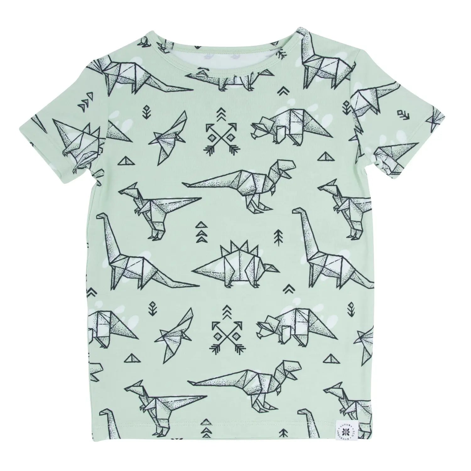 Big Kid Short Sleeve Pajama Set for All Seasons Comfortable Adorable Sleepwear for Kids Sweet Bamboo