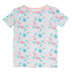 Sweet Bamboo Comfortable Kids Pajama Set with Cuffed Legs for All Season Sleepwear - Apparel & Accessories > Clothing > Baby & Toddler Clothing > Baby & Toddler Sleepwear Big Kid PJ S/S