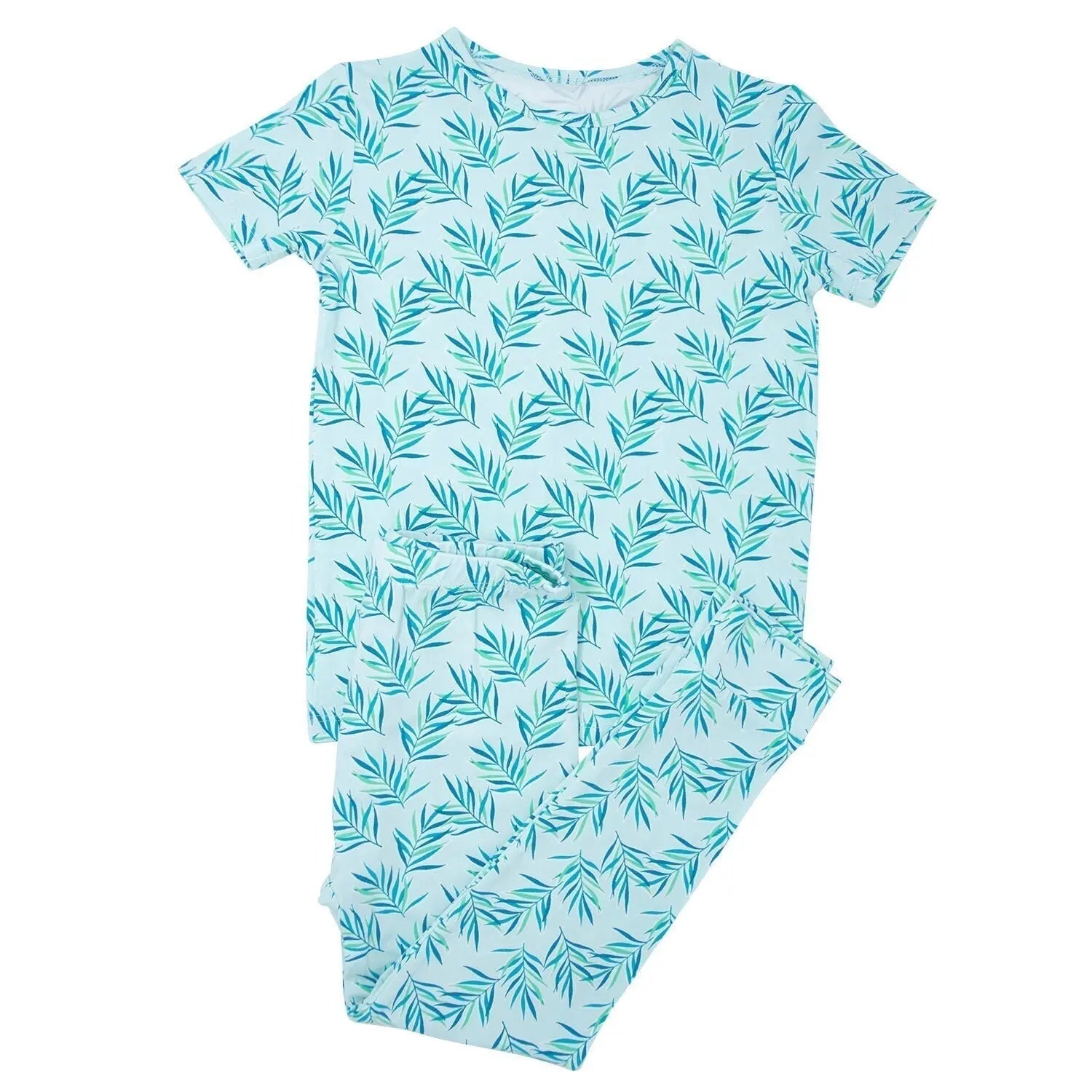 Big Kid Short Sleeve Pajama Set All Season Comfort for Kids Sweet Bamboo