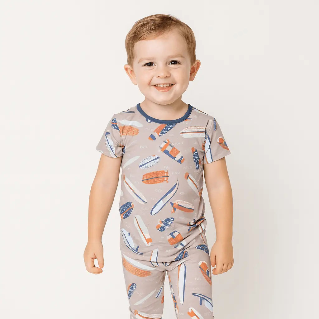 Big Kid Pajama S/S - Sleeve, Orange, Child, Baby & Toddler Clothing, Nightwear | Everetts Place