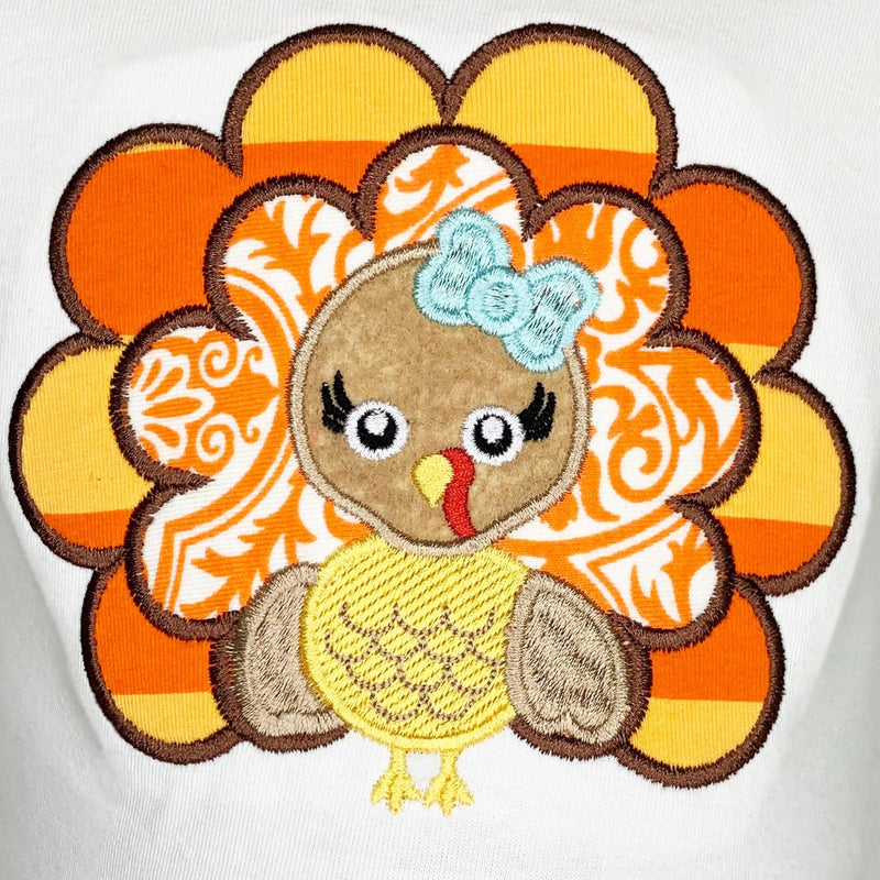 Big Little Girls Autumn Turkey Tunic & Leggings Holiday - Everetts Place: Online Boutique - Kid's Clothing