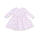 Big Sis - Twirly Long Sleeve Dress - White, Pink, Baby & Toddler Clothing, Dress, Clothing | Everetts Place