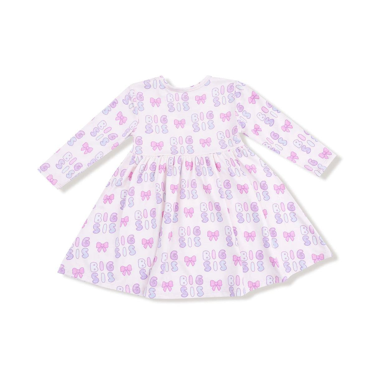 Angel Dear Big Sis - Twirly Long Sleeve Dress - 