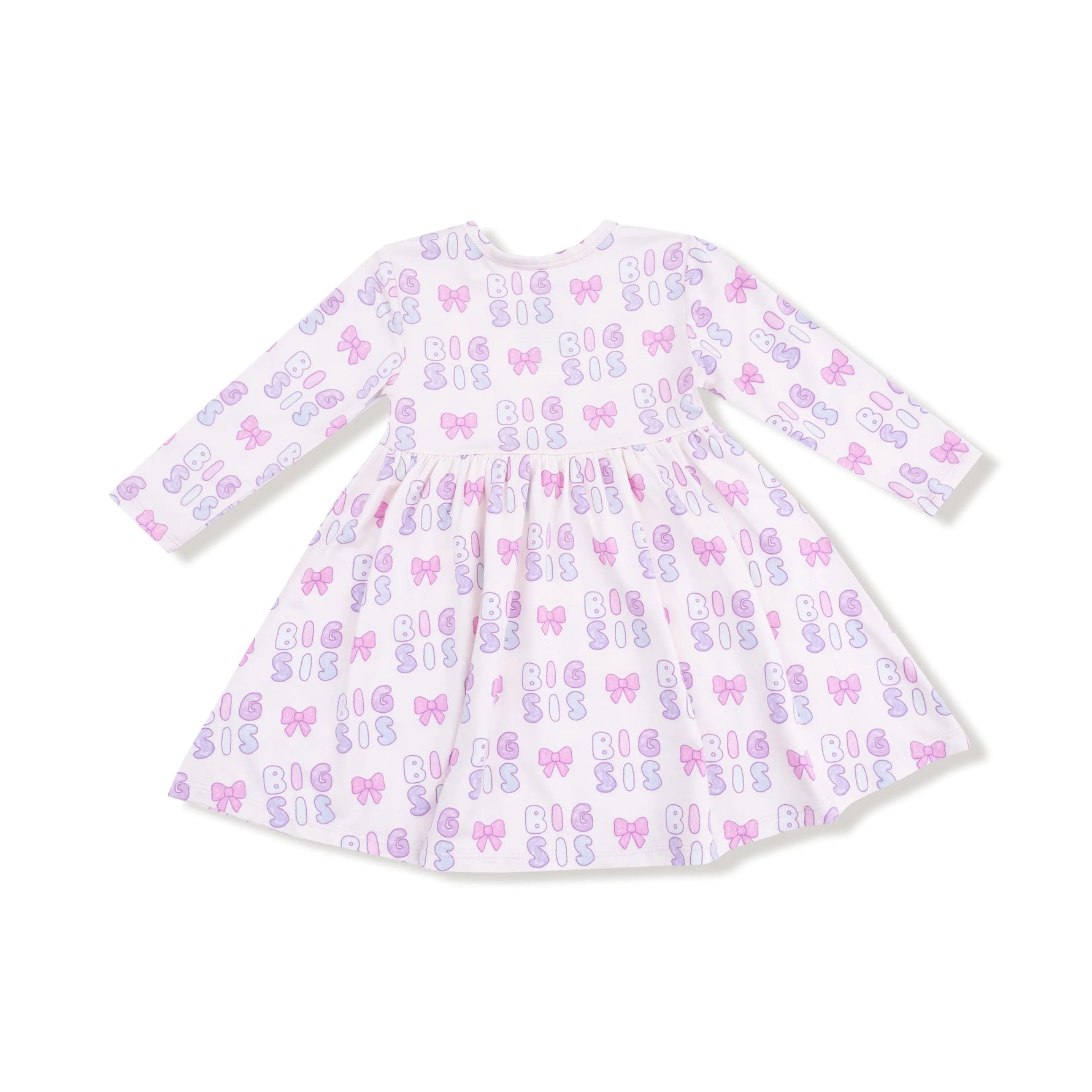 Angel Dear Big Sis - Twirly Long Sleeve Dress - 