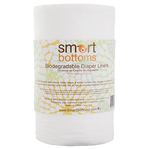 Smart Bottoms Biodegradable Cloth Diaper Liners - 