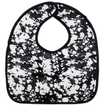 Texas Tushies Black Acid Wash Flip Bib with Pocket for Messy Babies During Mealtime - Baby & Toddler > Nursing & Feeding > Bibs Baby & Toddler Clothing