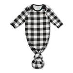 Bestaroo Black and White Plaid Gown - 