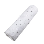 Newcastle Classics Black and White Polka Dot Bamboo Swaddle - 