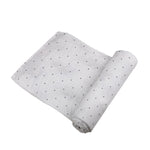 Newcastle Classics Black and White Polka Dot Bamboo Swaddle - 