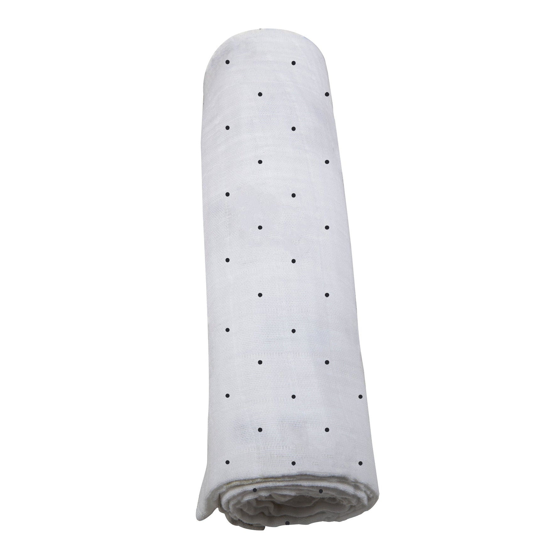 Newcastle Classics Black and White Polka Dot Bamboo Swaddle - 